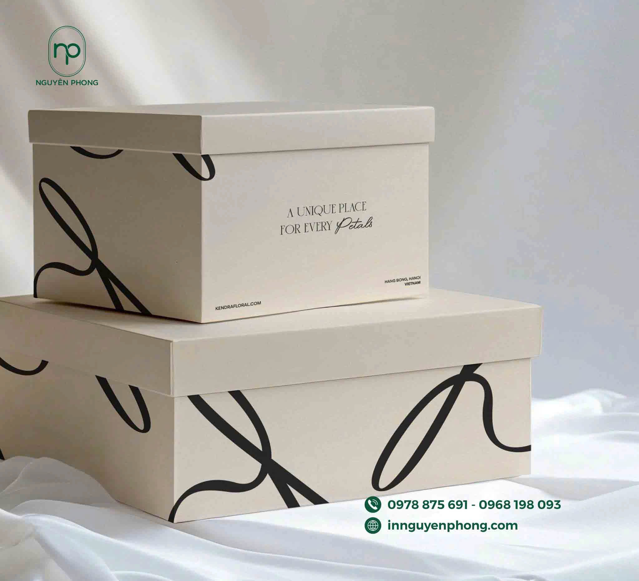 Hộp carton nắp âm dương